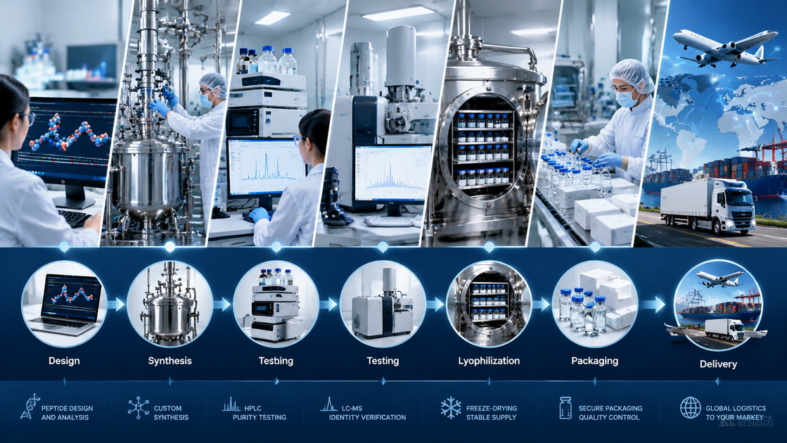 Custom Peptide Manufacturing From Research To Delivery