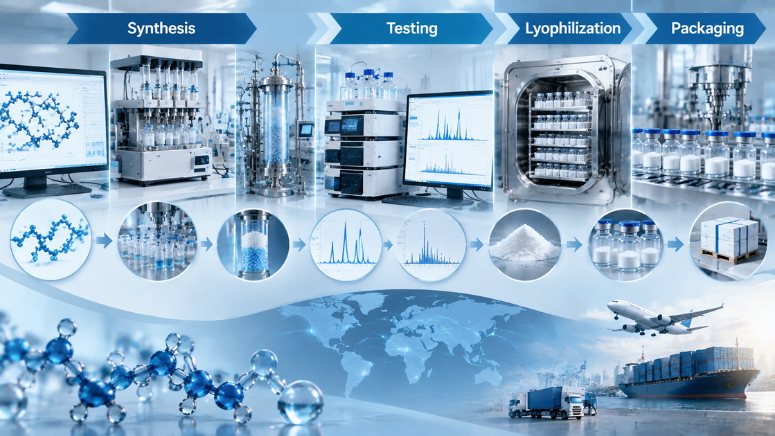 Peptide Manufacturing Quality Workflow