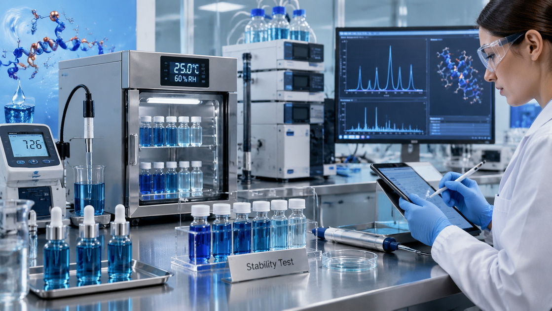 GHK Cu Stability Testing Process